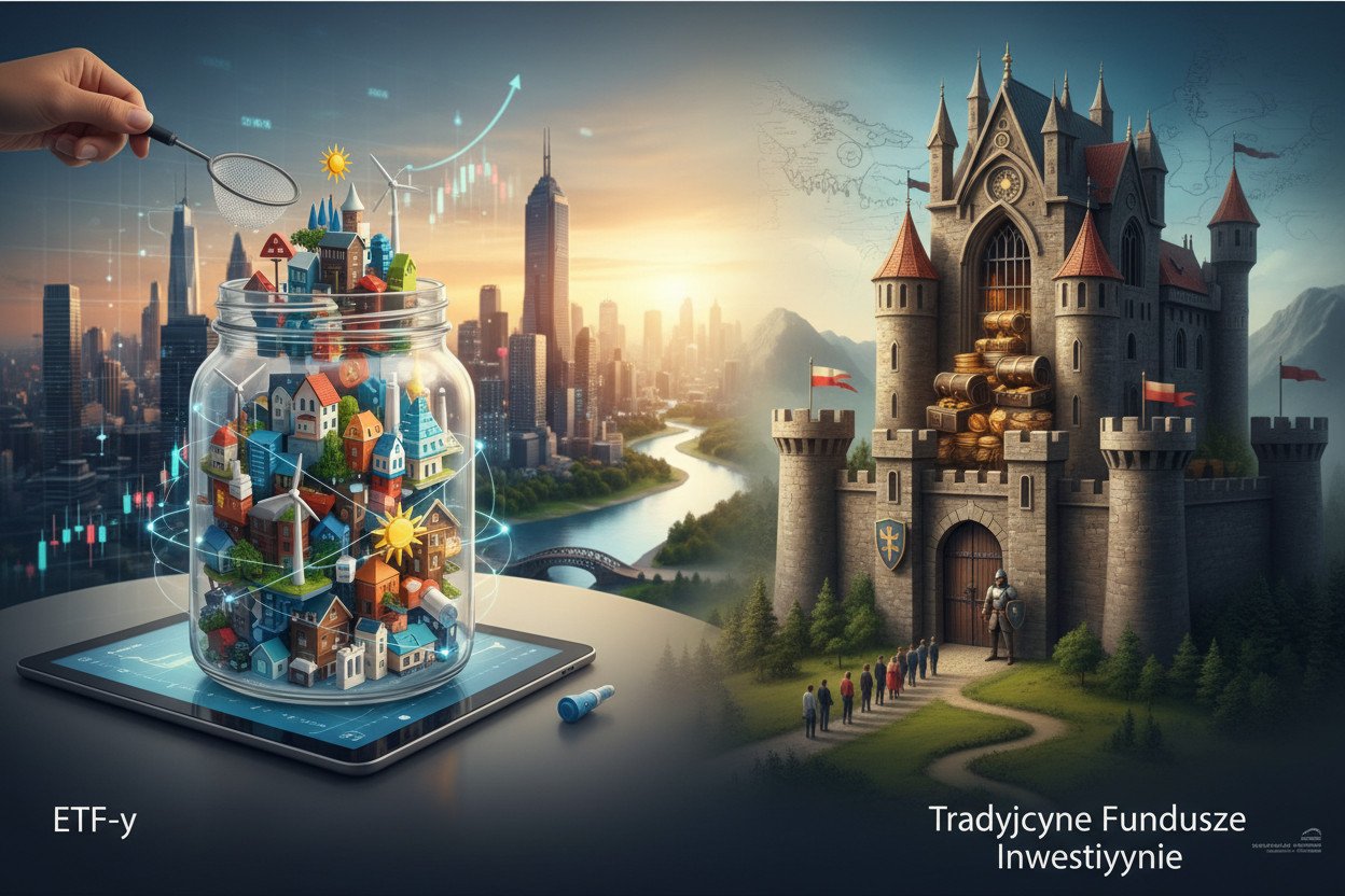 Czym są ETF-y i jak różnią się od tradycyjnych funduszy inwestycyjnych