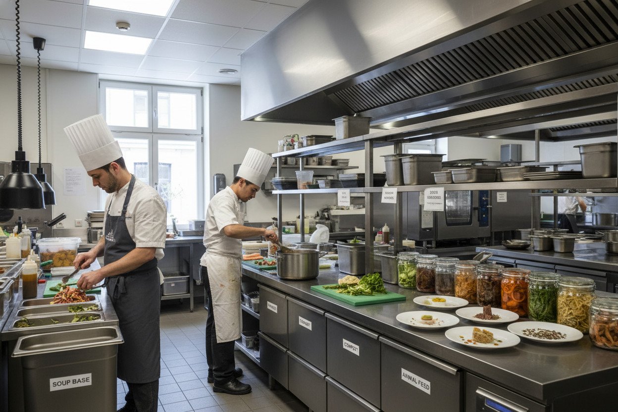 Gastronomia zero waste w kuchni — co robić z resztkami i odpadami