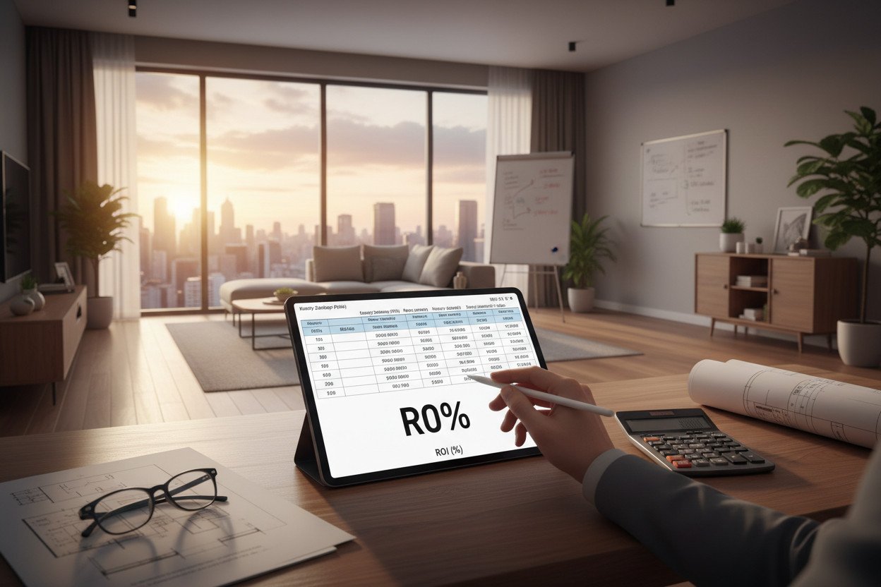 Kalkulacja ROI w flipie mieszkaniowym — przykład z liczbami
