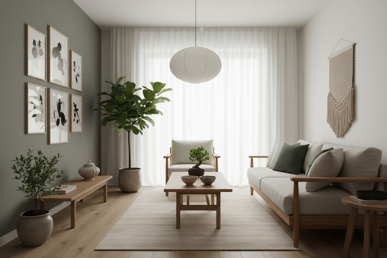 Pięć zasad aranżacji w stylu japandi