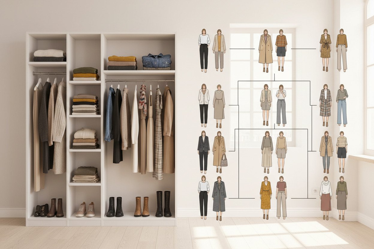 Schematy łączenia — jak z 20 elementów zbudować 30+ stylizacji