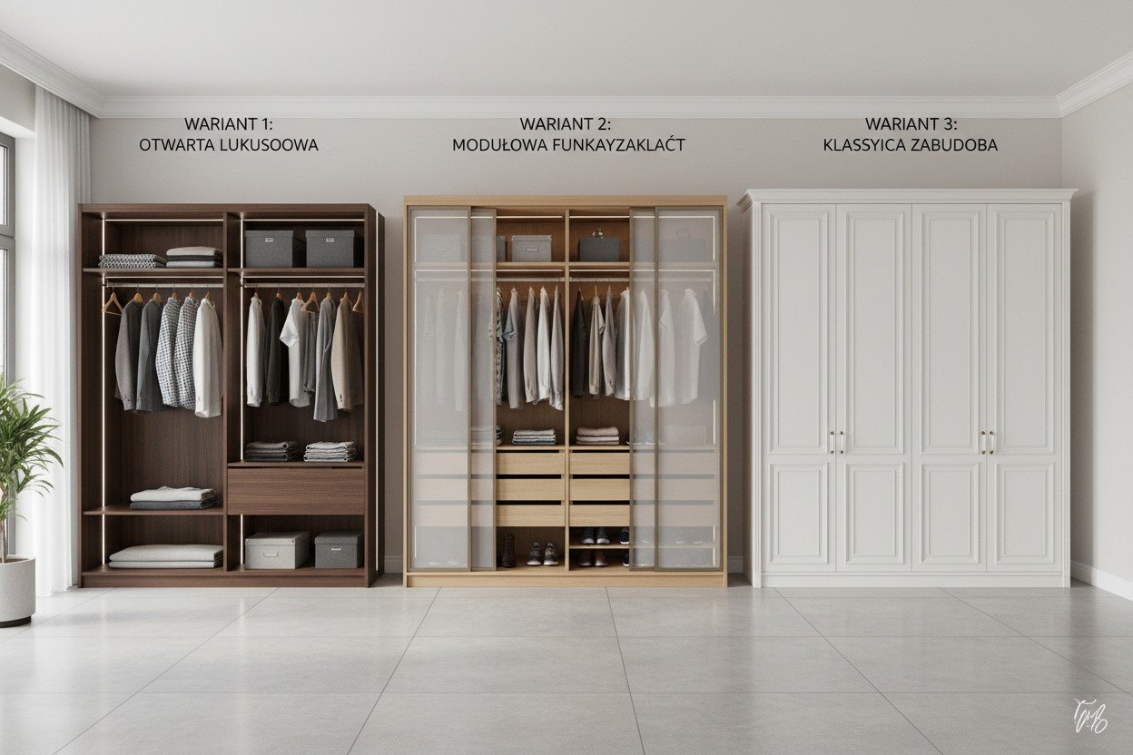 Trzy warianty garderoby na wymiar — co wybrać i kiedy